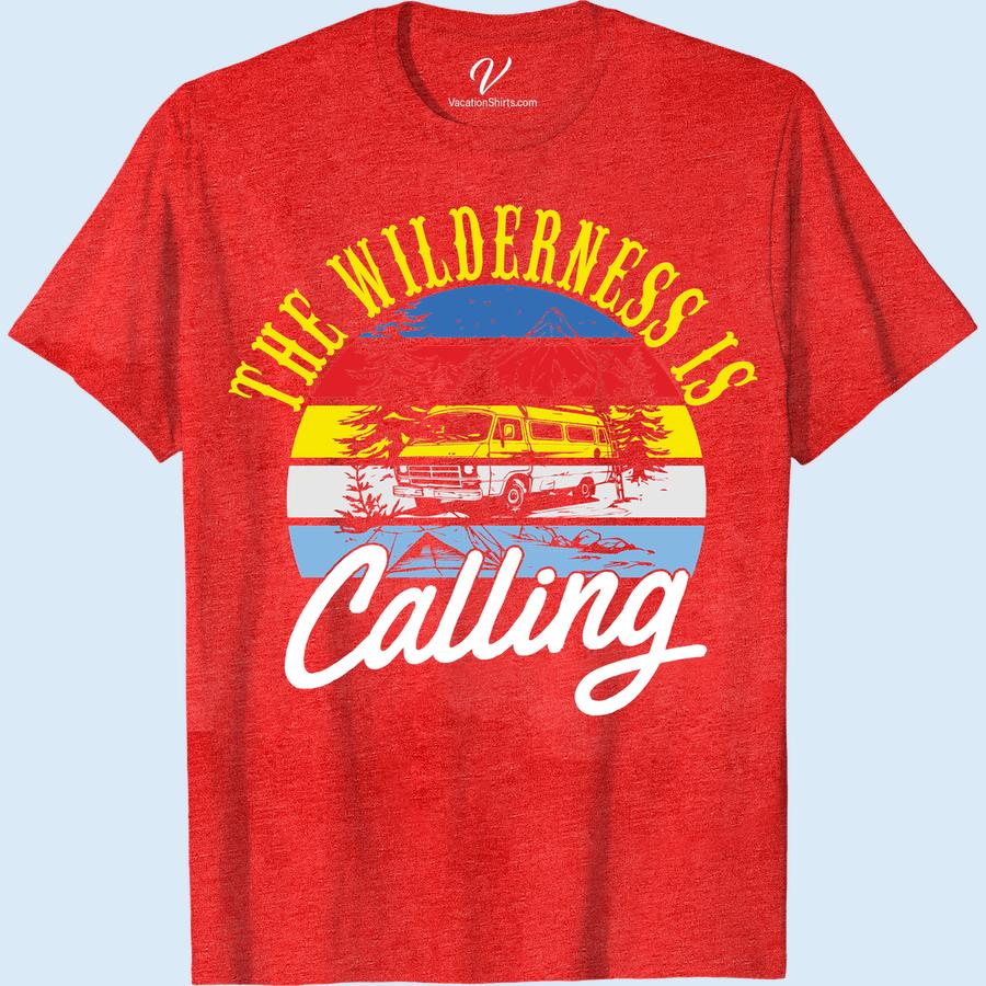Vintage Wilderness Shirt - Retro Van & Mountain Adventure Tee Revel in the nostalgic allure of our Vintage Wilderness Shirt, a Retro Van Mountain Adventure Tee tailormade for nature enthusiasts. Flaunt your love for wilderness vacations with this vintage van art t-shirt, perfect for mountain trips or retro camping adventures. Embrace the journey in style today!