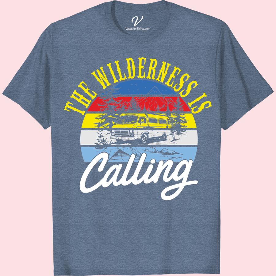 Vintage Wilderness Shirt - Retro Van & Mountain Adventure Tee Revel in the nostalgic allure of our Vintage Wilderness Shirt, a Retro Van Mountain Adventure Tee tailormade for nature enthusiasts. Flaunt your love for wilderness vacations with this vintage van art t-shirt, perfect for mountain trips or retro camping adventures. Embrace the journey in style today!