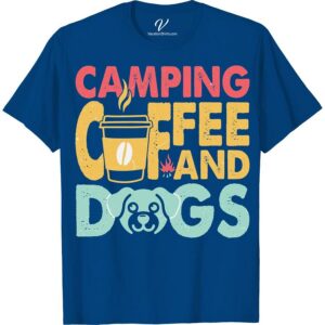 Camping Coffee Dogs Tee - Perfect Outdoor Adventure Shirt! Explore the great outdoors with our Camping Coffee Dogs Tee. Exclusively made for nature lovers, this Camping Tshirt combines your love for coffee, adventure, and canine companionship. The perfect fusion of Outdoor Adventure Clothing and Dog Lover Tee, it's the Ideal Outdoor Activity Attire for every adventure Coffee Tee enthusiast. Embrace your wanderlust with this Hiking and Coffee Shirt today!