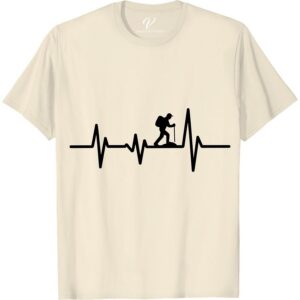 Adventure Tee: Hiker Heartbeat Design | Explore Your Passion  Showcase your love for the outdoors with our Adventure Hiker Shirt, featuring a unique Hiker Heartbeat Design. Perfectly blending comfort and style, this Mountain Trekking Tee is the ultimate Outdoor Adventure Apparel for any Hiking Enthusiast. With its distinctive Nature Heartbeat Design Tee, express your Hiker Passion and embrace your Adventure Lifestyle today!