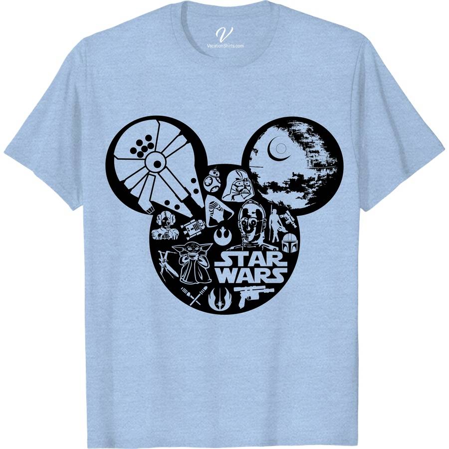 Comfort Colors® Star Wars Disney Shirt Themed Shirts Man Tee T Shirt Unisex  - Limotees