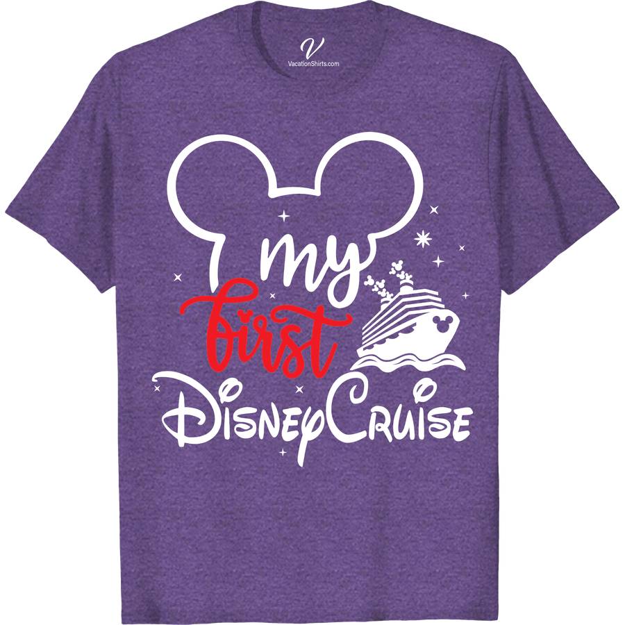 My 1st Disney Cruise shirt, First Disney trip shirt, Disney Cruise Family  shirts sold by Nambcvt, SKU 307026